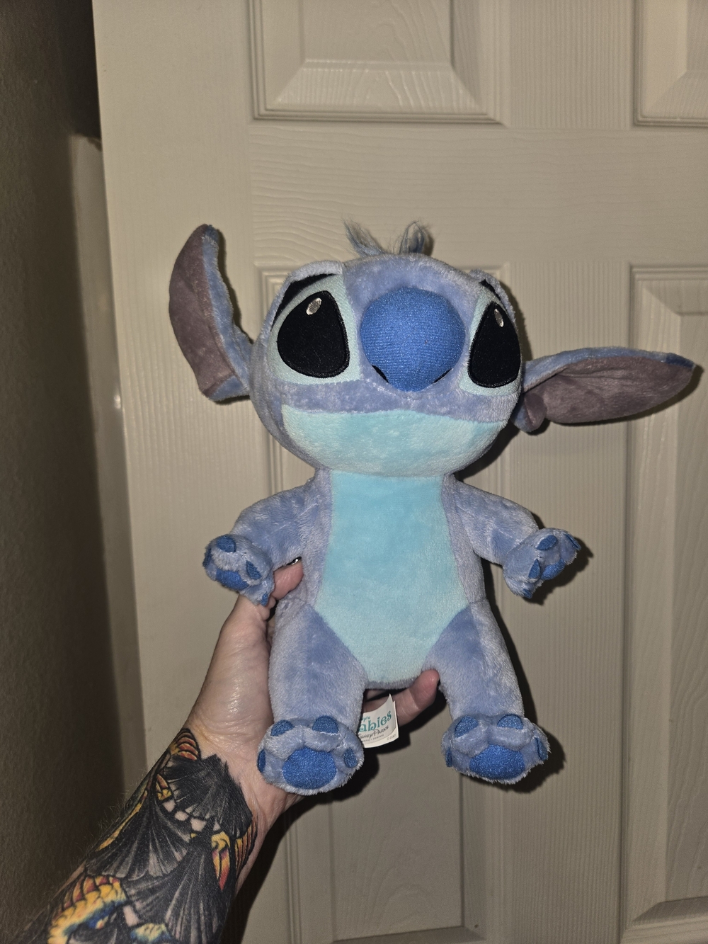Disney Babies Plush - Light Blue and Teal Stitch Tag Plush